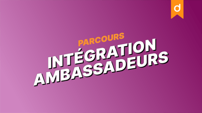 Webinar Parcours intégration Ambassadeurs